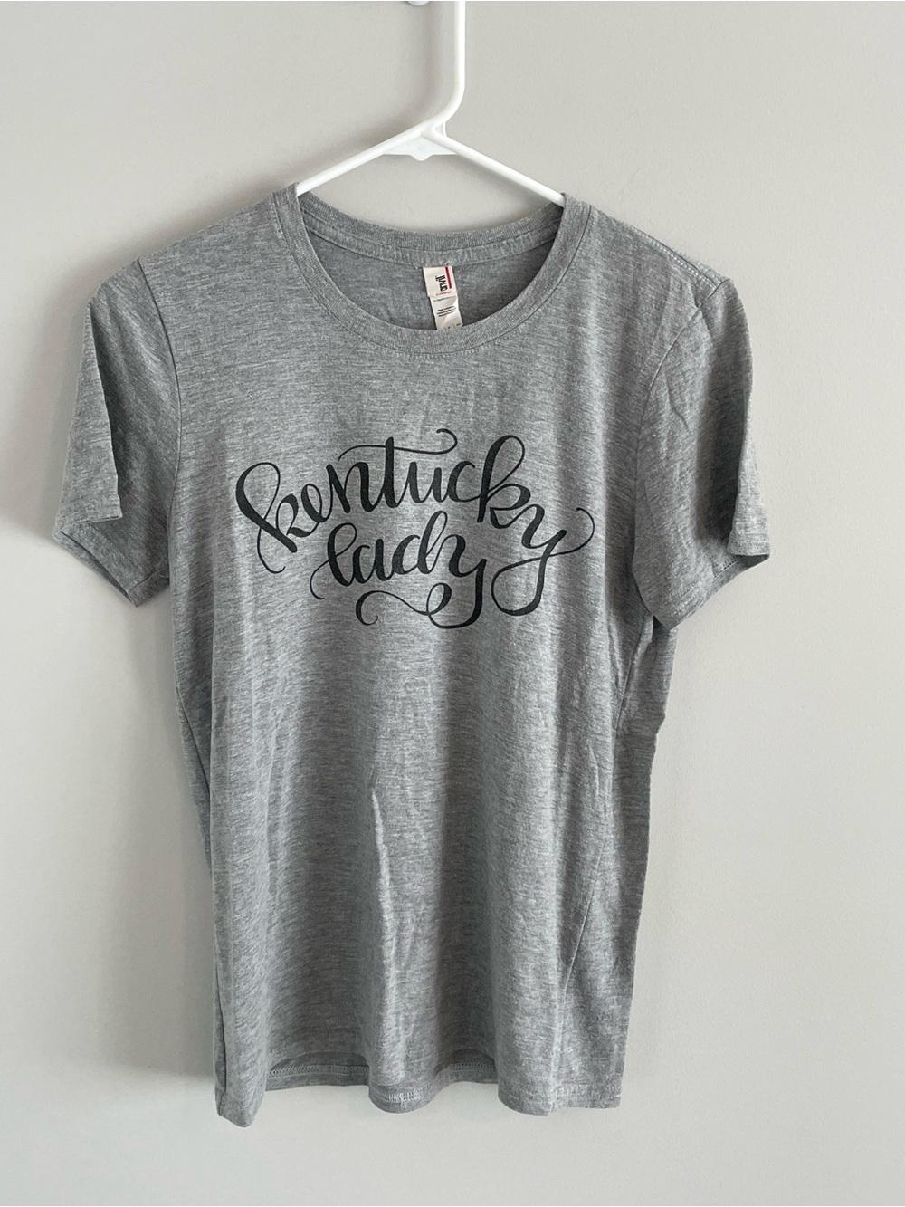 Anvil Gray 'Kentucky Lady' Script Tee
